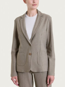 Blazer con due bottoni in Compact Ragno – Glace' Mel. – foto 1