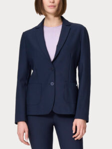 Blazer con due bottoni in Compact Ragno – Persia – foto 1
