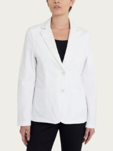 Blazer due bottoni in Light Denim Ragno – Bianco – foto 1